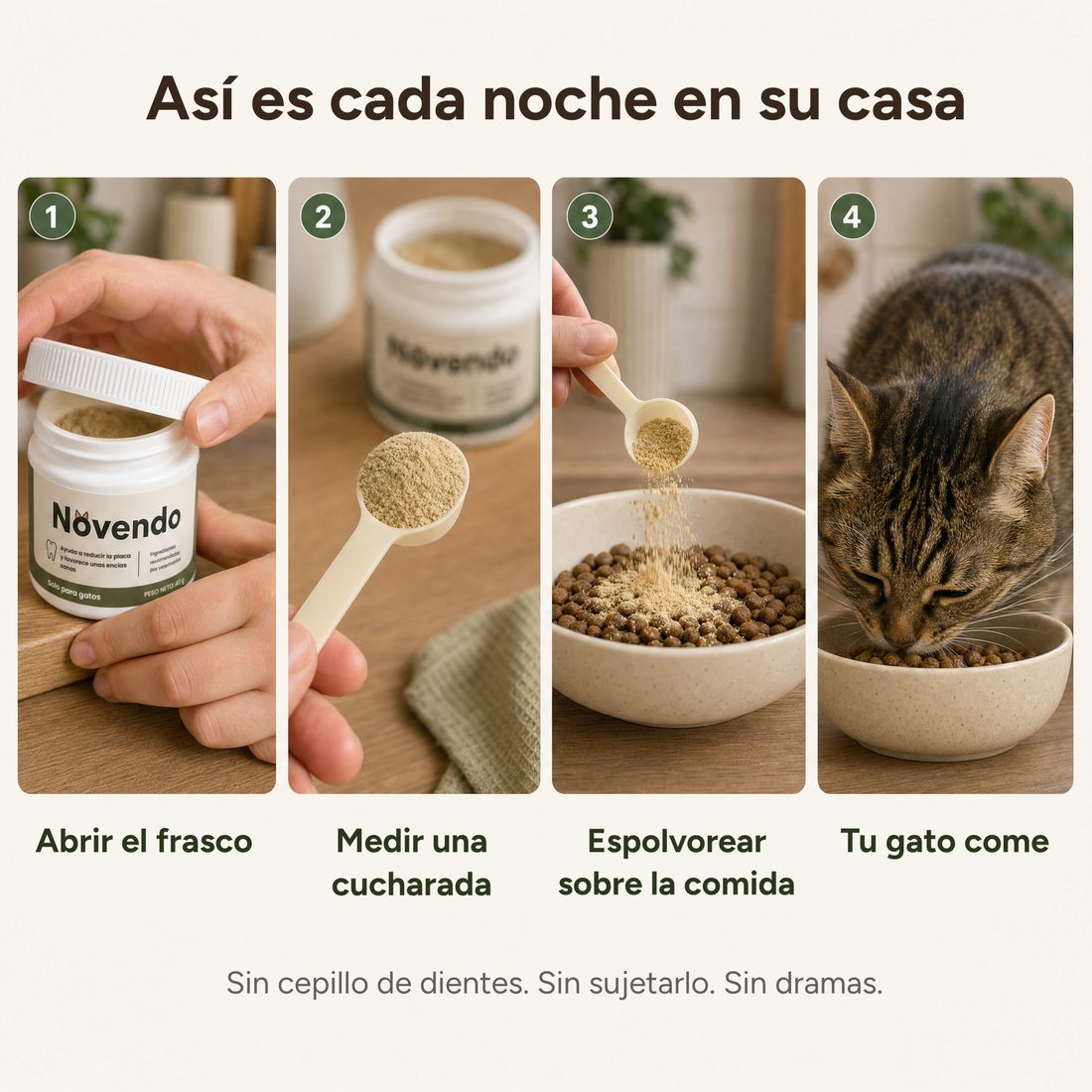 Así será cada noche en casa