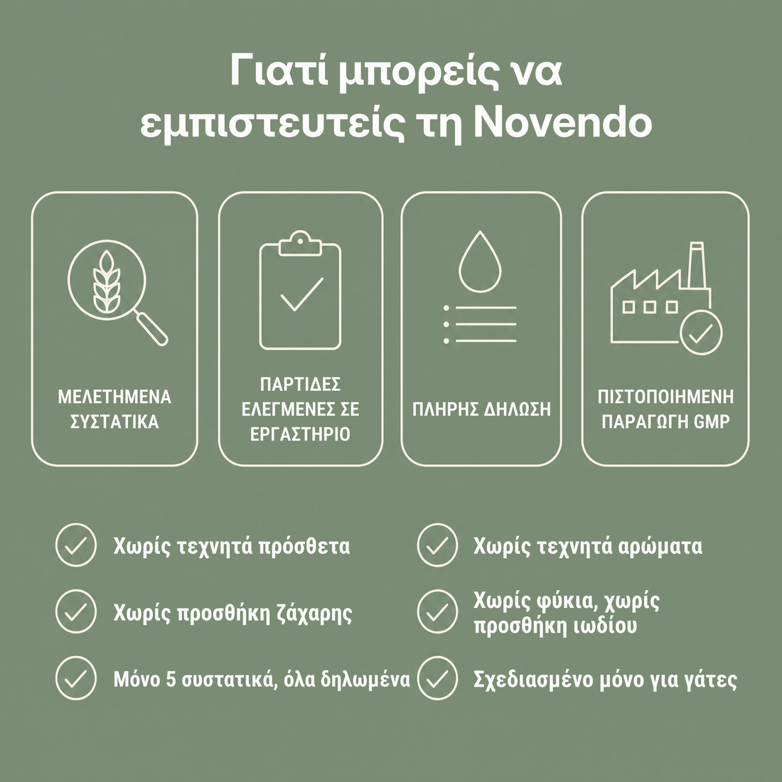 Γιατί μπορείς να εμπιστευτείς το Novendo