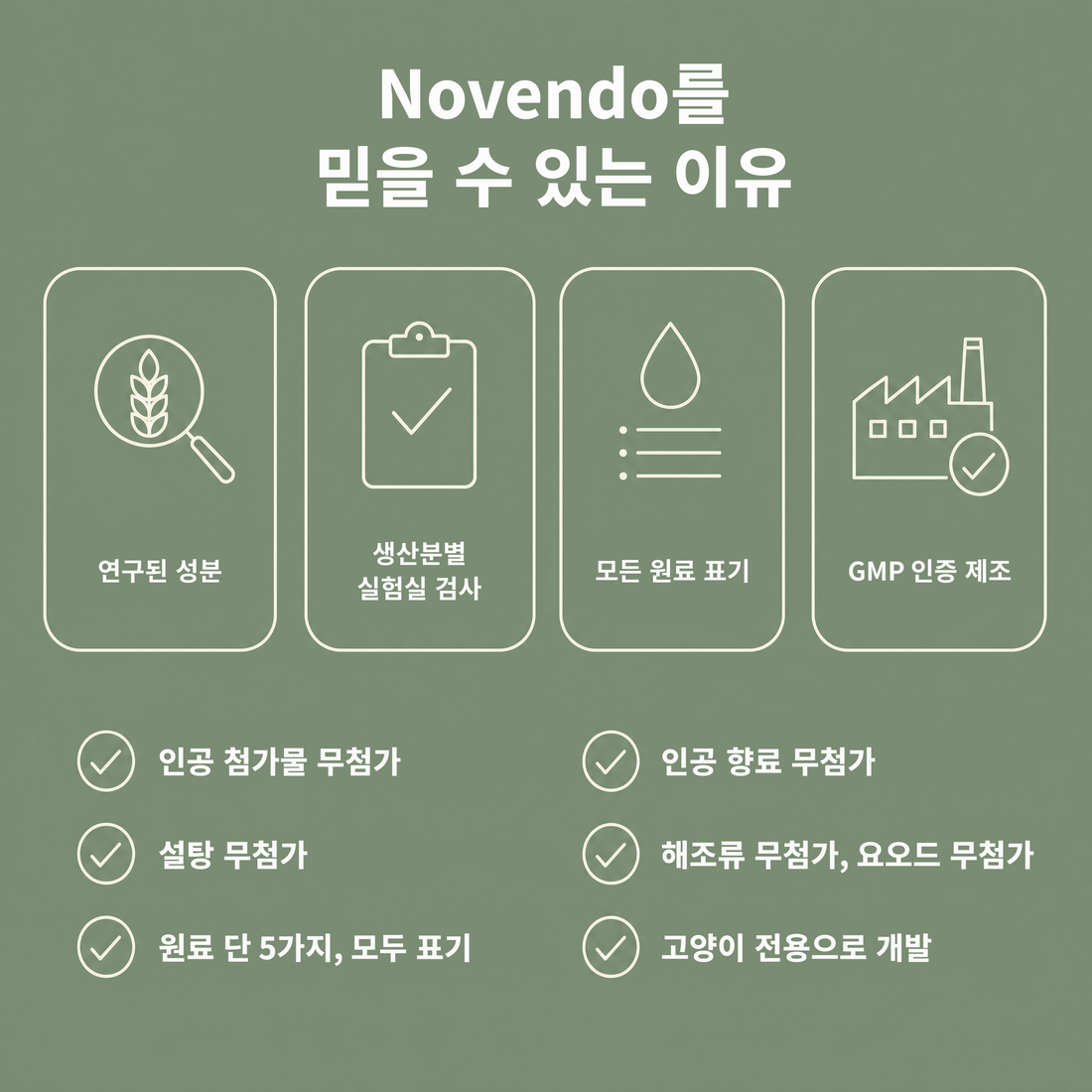 Novendo를 믿을 수 있는 이유