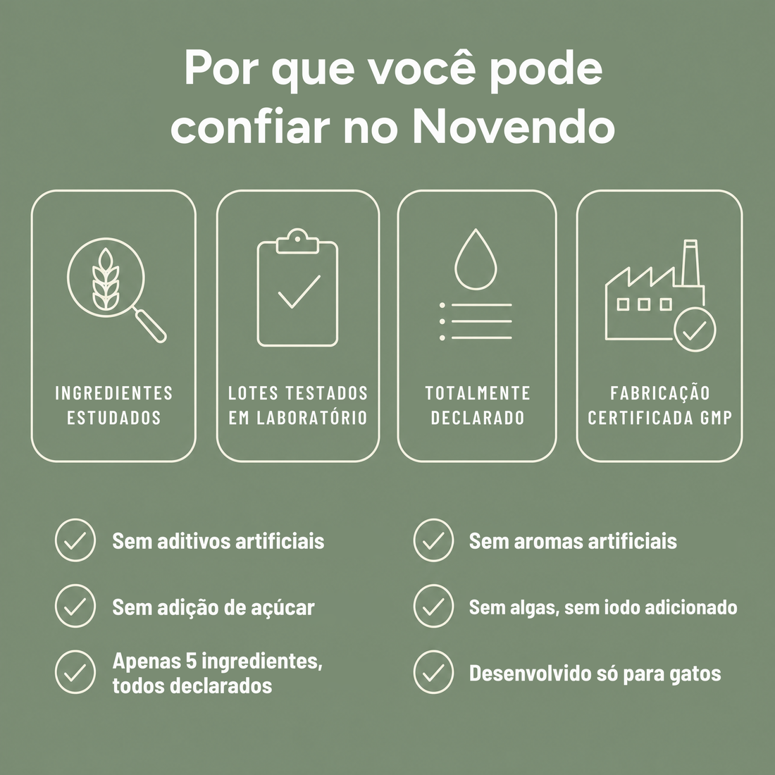 Por que você pode confiar no Novendo