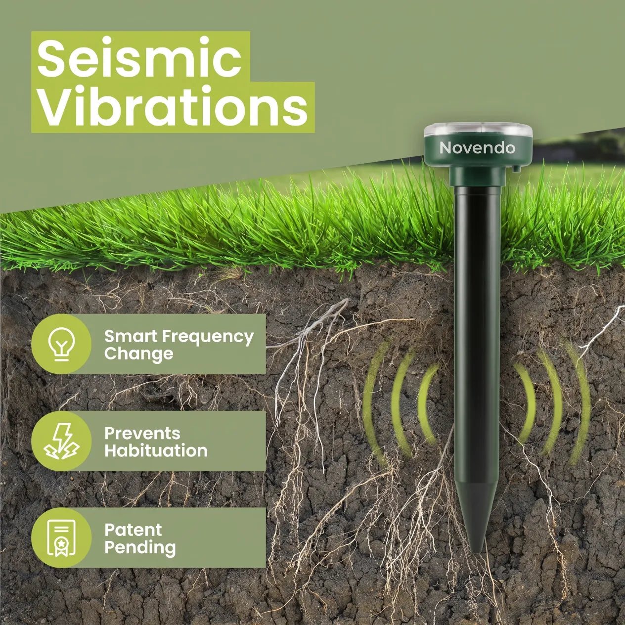 Novendo™ Outdoor Protector — The One Stake That Never Plays the Same Signal Twice