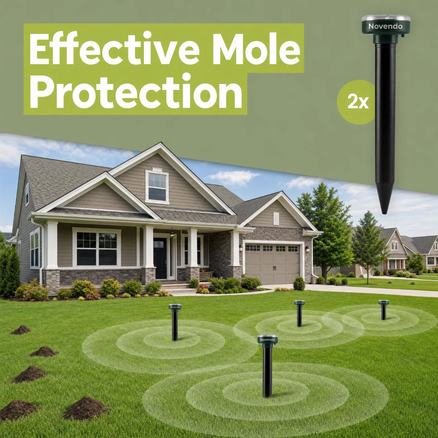 Novendo™ Outdoor Protector — The One Stake That Never Plays the Same Signal Twice