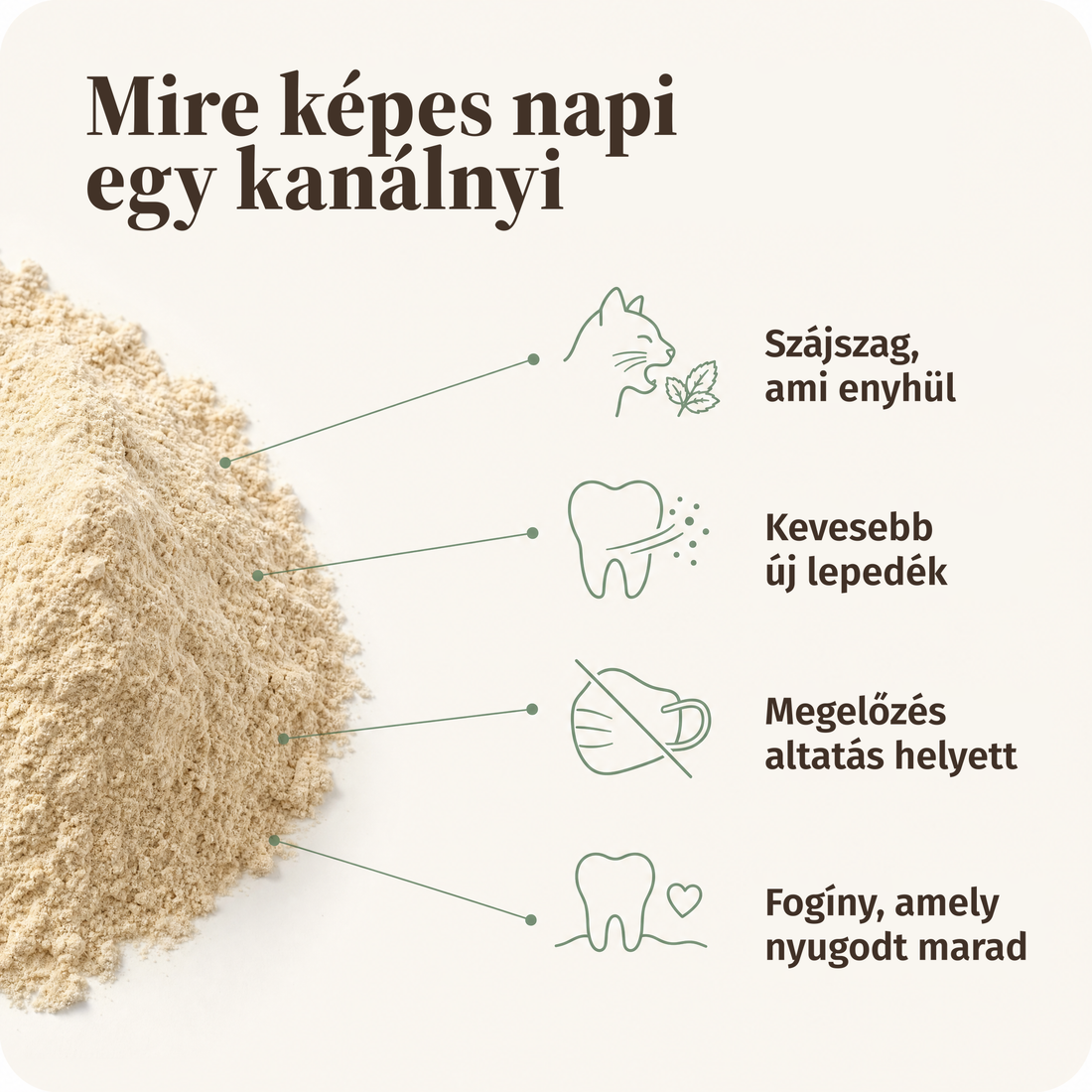 Mire képes napi egy kanál