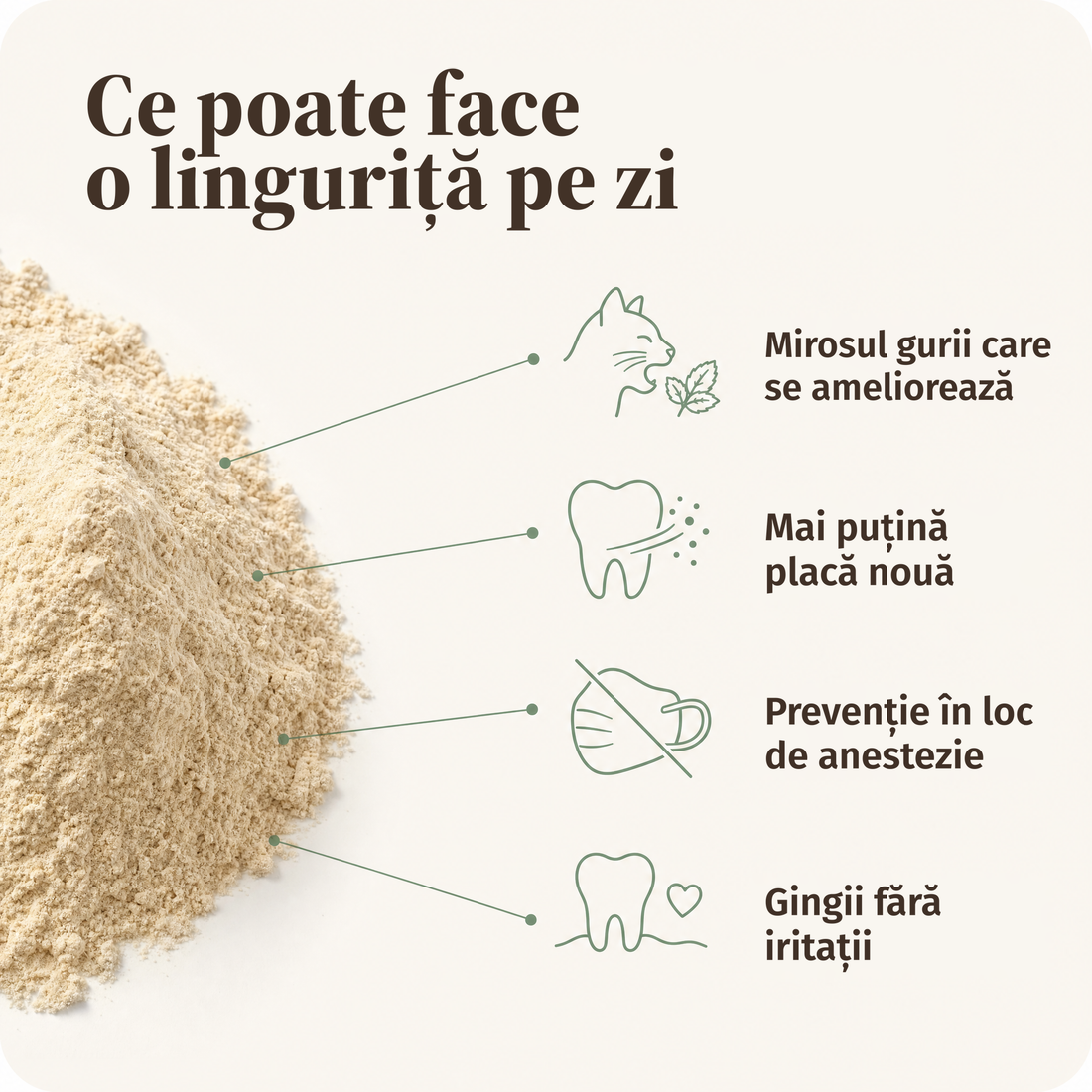 Ce poate face o linguriță pe zi