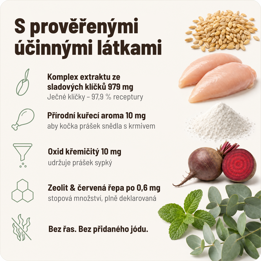 S prozkoumanými účinnými látkami