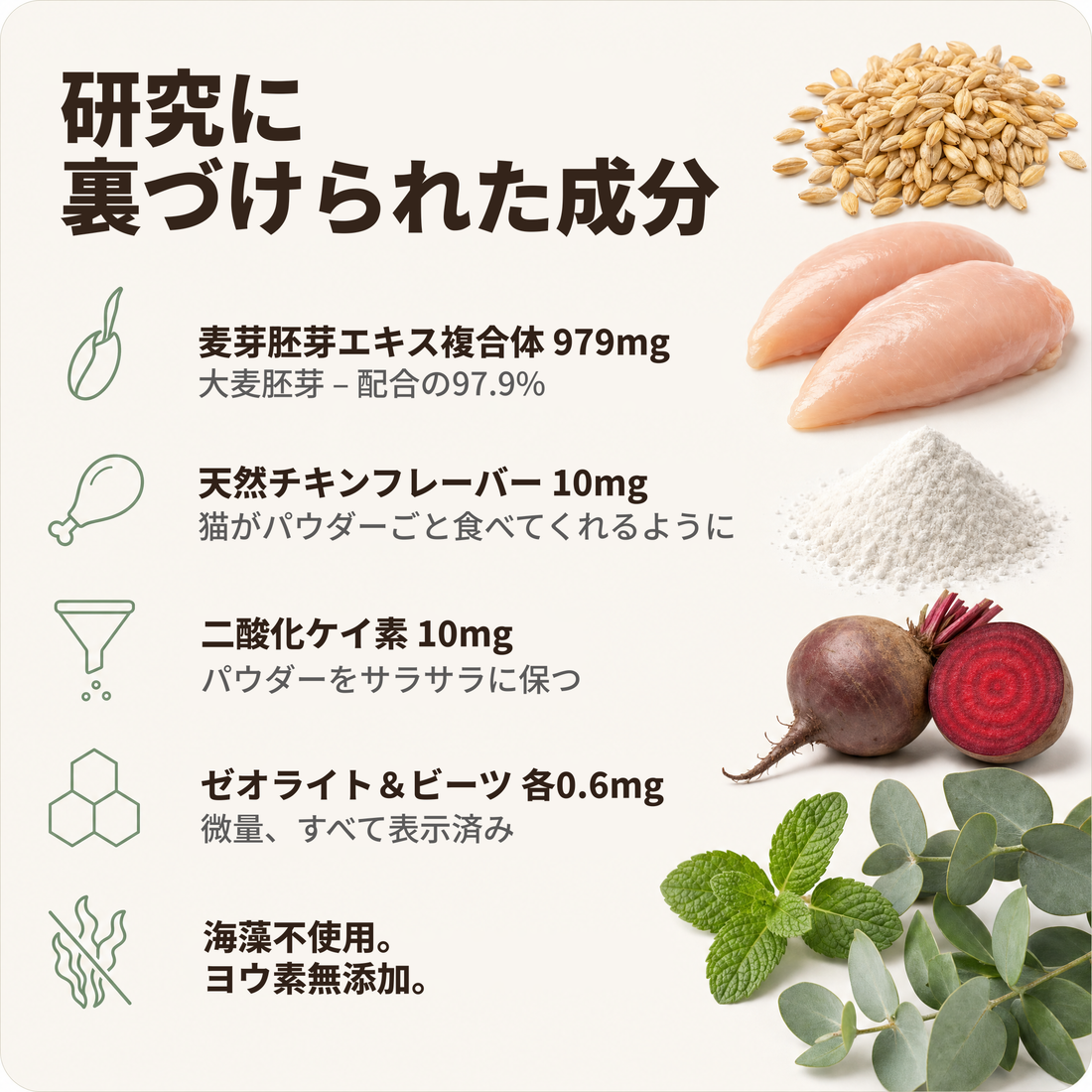 研究された成分を配合
