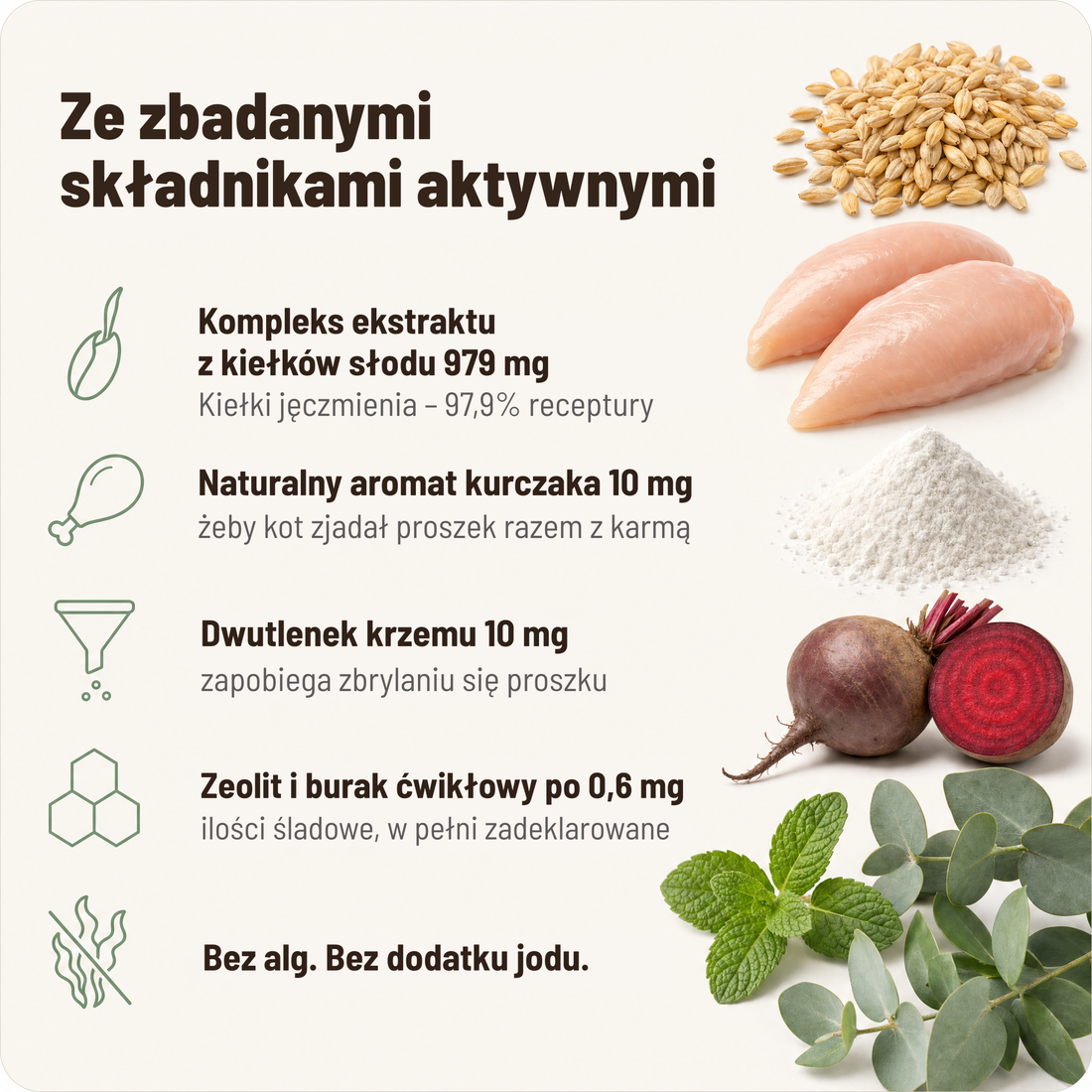 Z przebadanymi składnikami aktywnymi