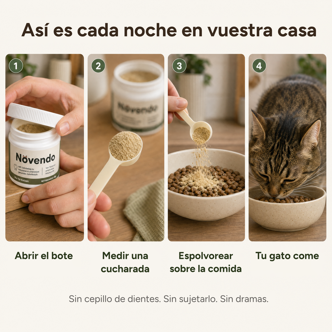 Así será cada noche en casa
