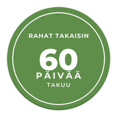 60 päivän rahat takaisin -takuu
