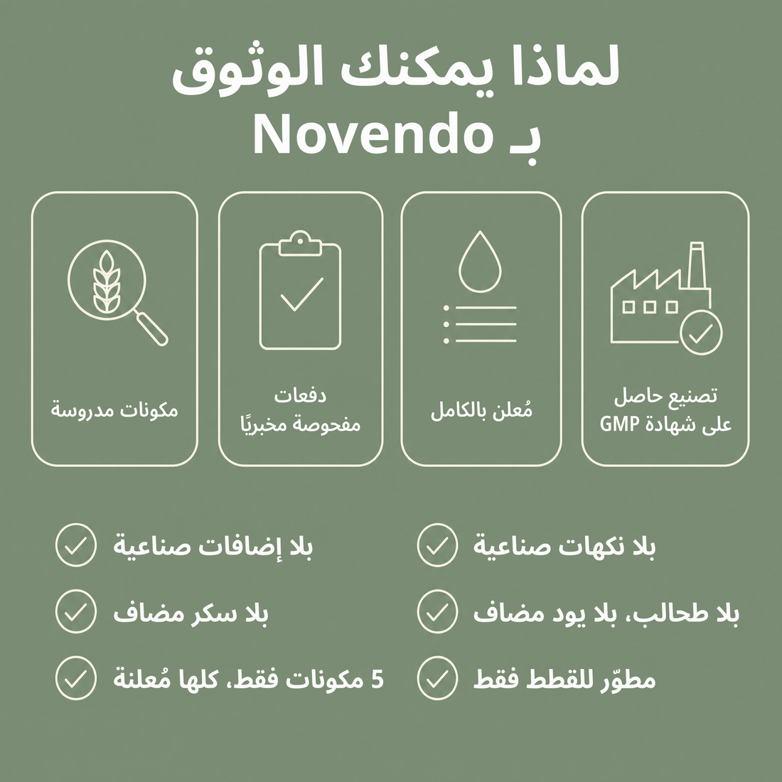 لماذا يمكنك الوثوق بـ Novendo