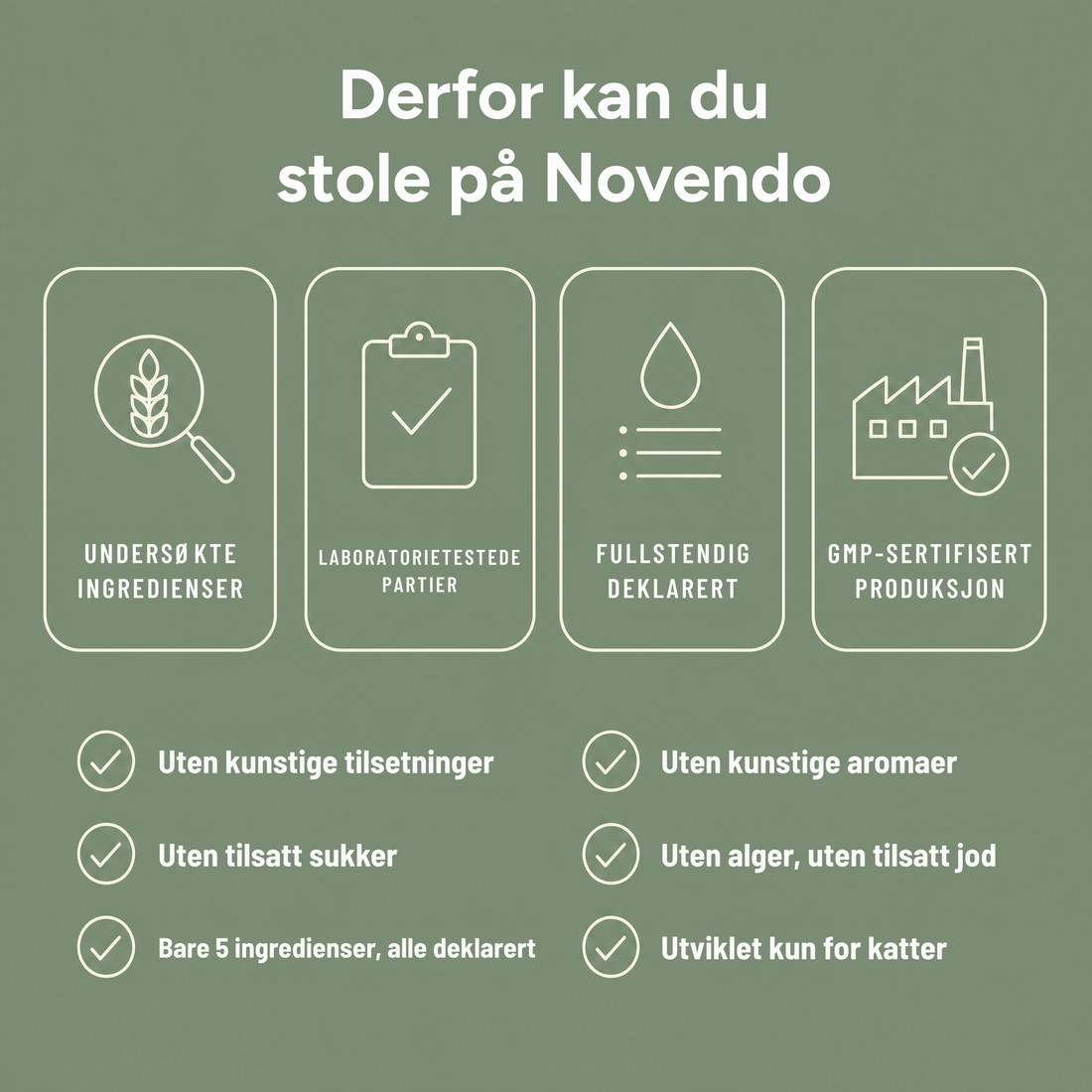 Derfor kan du stole på Novendo