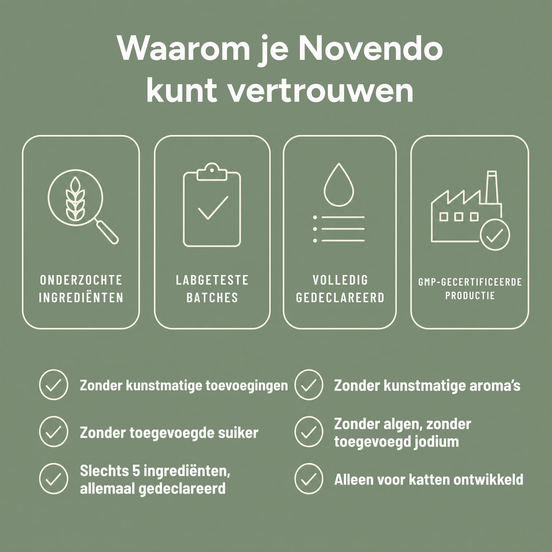 Waarom je Novendo kunt vertrouwen