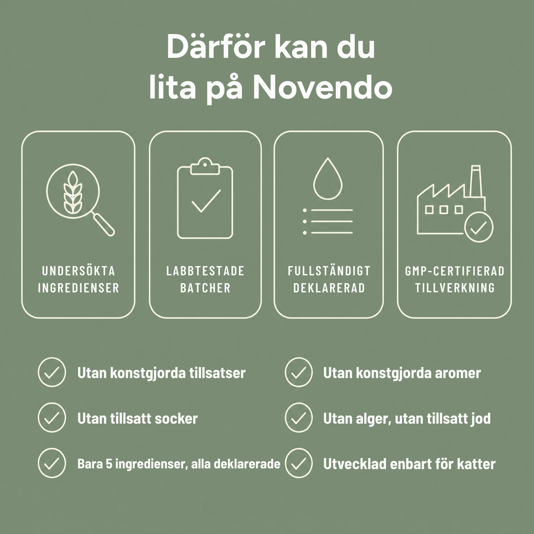 Därför kan du lita på Novendo